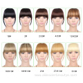 Silky Straight Neat Synthetic Clip In Hair Bangs